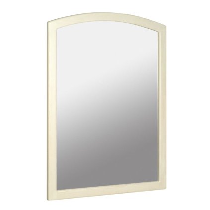 Sapho, RETRO zrkadlo zrkadlo v drevenom ráme 650x910mm, starobiela, 1685