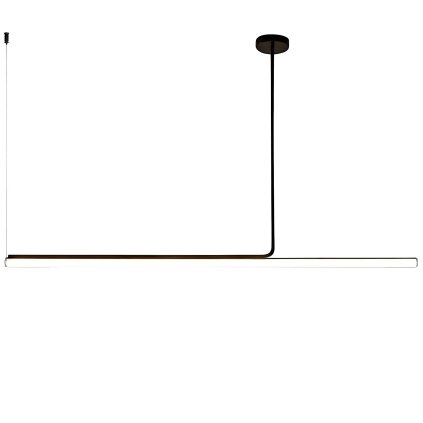 Toolight, LED stropné svietidlo 140cm, 14W, APP1660-CP, čierna, OSW-06994