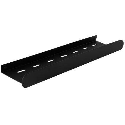 Rea, kúpeľňová polica 45cm, SF03, čierna matná, REA-06006