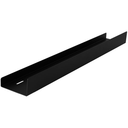 Rea, kúpeľňová polica 60cm, SF04, čierna matná, REA-06004