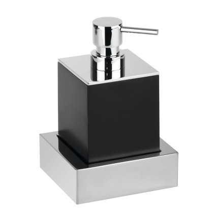 Sapho, X-STEEL dávkovač mydla na postavenie 200ml, čierna, XS104B