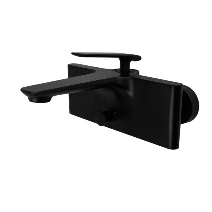 Gamma York, nástenná vaňová batéria 150mm, čierna matná, GMA-BYKW-BK
