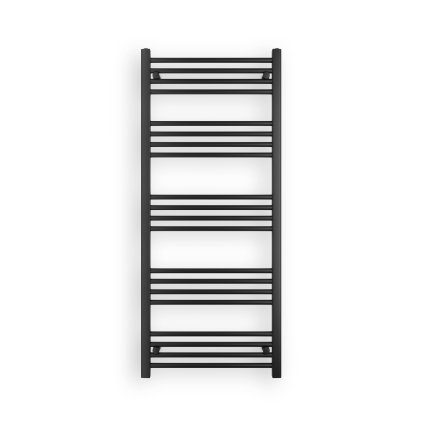 Erga Puerto, vykurovacie teleso 1400x600 mm, 620W, čierna matná, ERG-LAV-GRZE-BK-60140