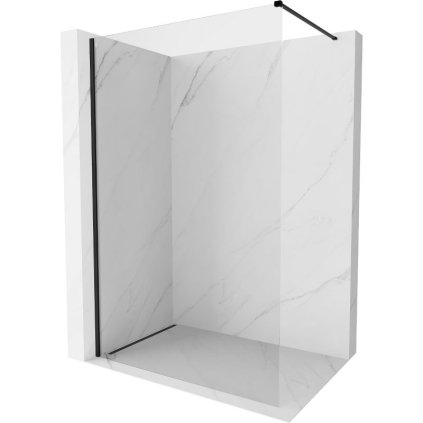 Mexen Kioto-X, sprchová zástena 160 x 200 cm, 10mm číre sklo, čierny profil, 800-160-101-70-00-X