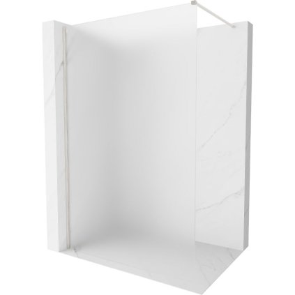 Mexen Kioto-X, sprchová zástena 130 x 200 cm, 10mm sklo námraza, oceľový profil, 800-130-101-97-30-X