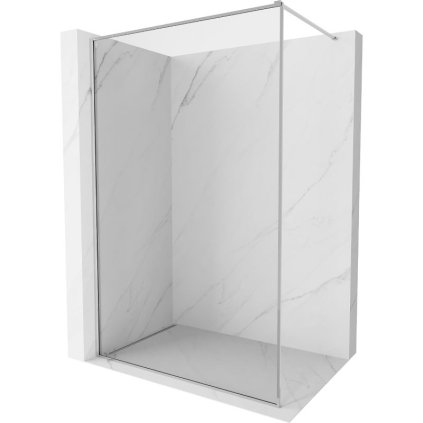 Mexen Kioto-XF, sprchová zástena s rámom 100 x 202 cm, 10mm číre sklo, chrómový profil, 800-100-104-01-00-X