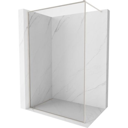 Mexen Kioto-XF, sprchová zástena s rámom 140 x 202 cm, 10mm číre sklo, oceľový profil, 800-140-104-97-00-X