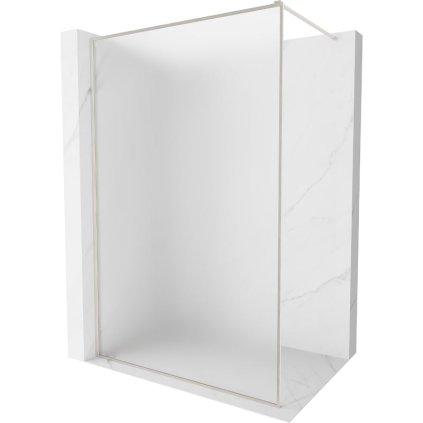 Mexen Kioto-XF, sprchová zástena s rámom 140 x 202 cm, 10mm sklo námraza, oceľový profil, 800-140-104-97-30-X