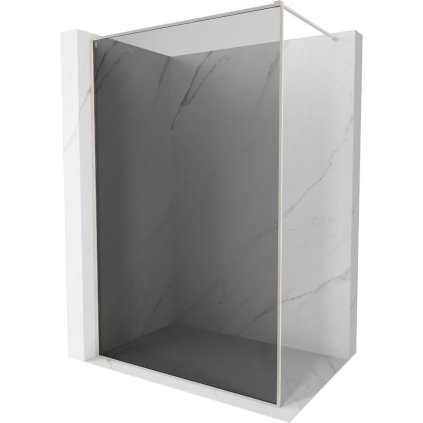 Mexen Kioto-XF, sprchová zástena s rámom 140 x 202 cm, 10mm šedé sklo, oceľový profil, 800-140-104-97-40-X