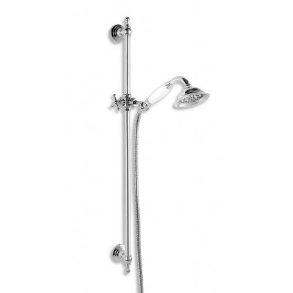 Novaservis Sprchové súpravy - sprchová súprava Retro s tyčou, ručnou sprchou, hadicou a držiakom, chróm, KITRETRO,0