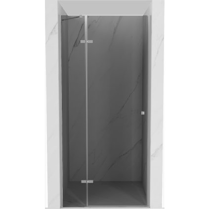 Mexen Roma, sprchové dvere do otvoru 70 x 190 cm, 6mm šedé sklo, chrómový profil, 854-070-000-01-40