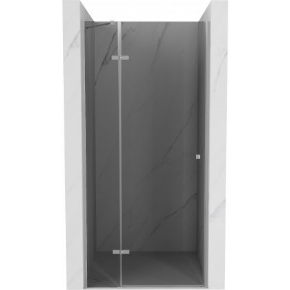 Mexen Roma, sprchové dvere do otvoru 80 x 190 cm, 6mm šedé sklo, chrómový profil, 854-080-000-01-40