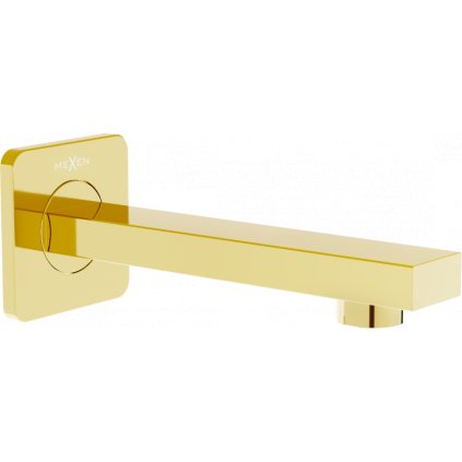 Mexen CUBE, podomietkové vaňové rameno 16cm, zlatá, 79370-50
