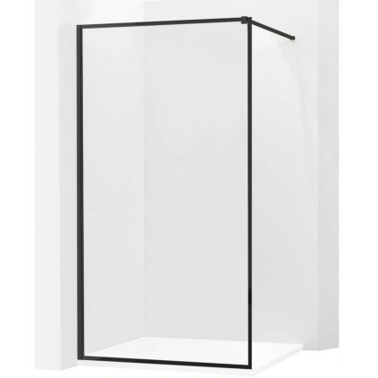 58486 6 mexen kioto sprchova zastena walk in 8mm 120x200 cm cierny ram 800 120 000 00 70