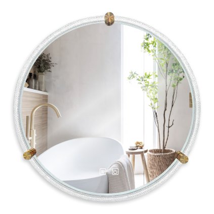 Tutumi, LED zrkadlo 60cm, model 106, predné osvetlenie, HOM-02699