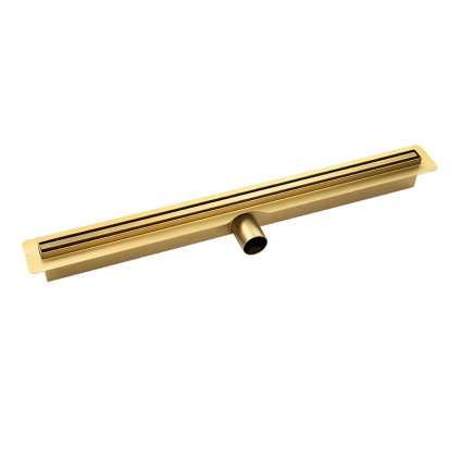 Laveo Slim, sprchový žľab 80cm, zlatá, LAV-COS_G80D