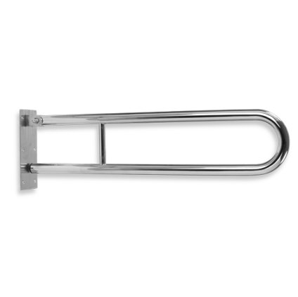 Novaservis, Úchyt dvojitý sklopný 852mm kartáčovaná nerez, R66813-4