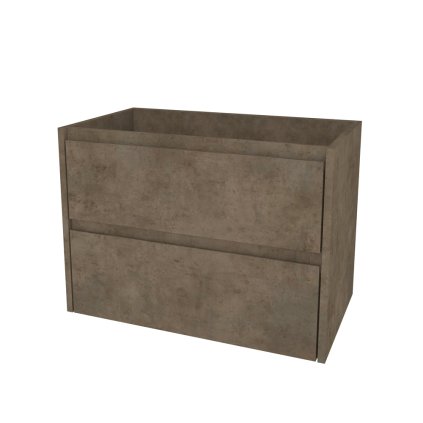 Mereo, Mereo Opto, kúpeľňová skrinka 101 cm, Multidecor, Betón Chicago tmavosivý, MER-CN992SBCS2