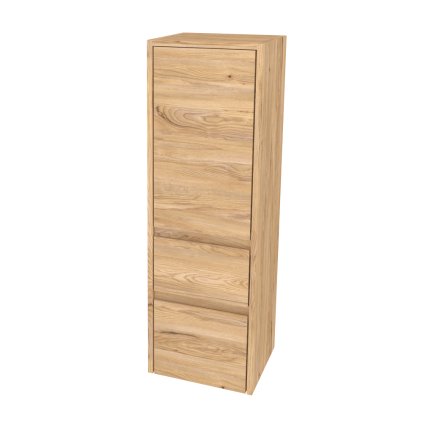 Mereo, Mereo Opto kúpeľňová skrinka vysoká 125 cm, pravé otváranie, Multidecor, Jaseň horský, MER-CN995PJASH