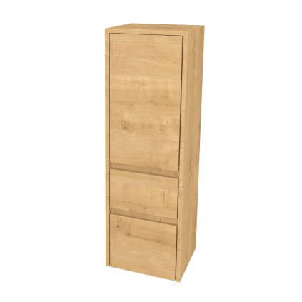 Mereo, Mereo Opto kúpeľňová skrinka vysoká 125 cm, pravé otváranie, Multidecor, Dub Arlington, MER-CN995PDARL