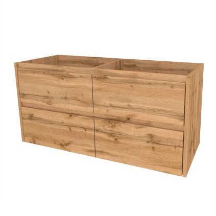 Mereo Opto, kúpeľňová skrinka 121 cm, Multidecor, Dub Wotan, MER-CN993SDWOT