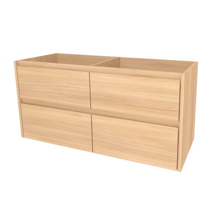 Mereo Opto, kúpeľňová skrinka 121 cm, Multidecor, Dub Sand Barbera, MER-CN993SDSB1