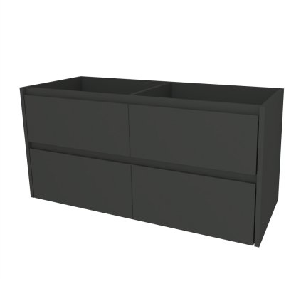 Mereo Opto, kúpeľňová skrinka 121 cm, Multidecor, Šedá antracit, MER-CN993SSEAN