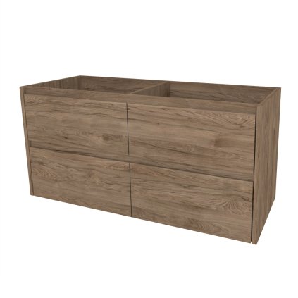 Mereo Opto, kúpeľňová skrinka 121 cm, Multidecor, Dark Rockford Hic, MER-CN993SDRH1