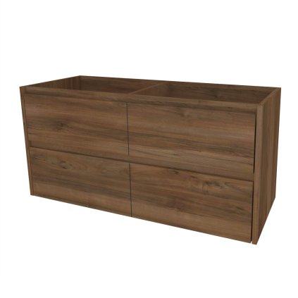 Mereo Opto, kúpeľňová skrinka 121 cm, Multidecor, Orech Pacifik tabákový, MER-CN993SOPT2