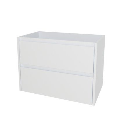 Mereo, Mereo Opto, kúpeľňová skrinka 61 cm, Multidecor, Biela vysoký lesk perlička, MER-CN990SBIEL