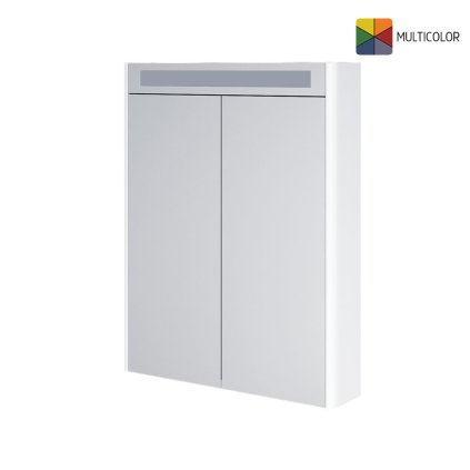 Mereo, Mereo Siena, kúpeľňová galérka 64 cm, zrkadlová skrinka, multicolor - RAL lesk, MER-CN496GAzzzzL