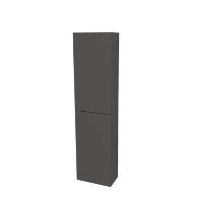 Mereo, Mereo Aira, kúpeľňová skrinka 170 cm vysoká, pravé otváranie, Multidecor, Šedá diamant, MER-CN794PNSEDD