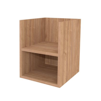 Mereo Aira, kúpeľňová skrinka 40 cm, spodná, Multidecor, Light Select Walnut, MER-CN795SLSW1