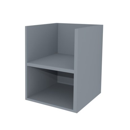 Mereo Aira, kúpeľňová skrinka 40 cm, spodná, Multidecor, Monumentálna sivá, MER-CN795SMSO1