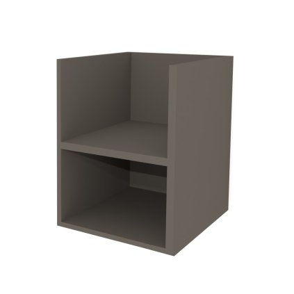 Mereo Aira, kúpeľňová skrinka 40 cm, spodná, Multidecor, Lávovo sivá, MER-CN795SLAS1