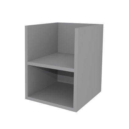 Mereo, Mereo Aira, kúpeľňová skrinka 40 cm, spodná, Multidecor, Šedá supermat, MER-CN795SSEDA