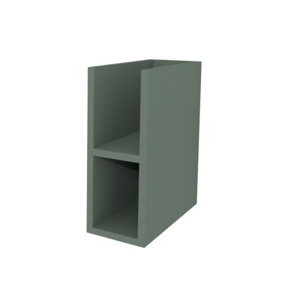 Mereo, Mereo Aira, kúpeľňová skrinka 20 cm, spodná, Multidecor, Zelená Verde, MER-CN797SZEV1