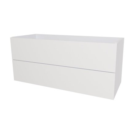 Mereo, Mereo Aira, kúpeľňová skrinka 121 cm, Multidecor, Biela Arctic, MER-CN793SBIAA