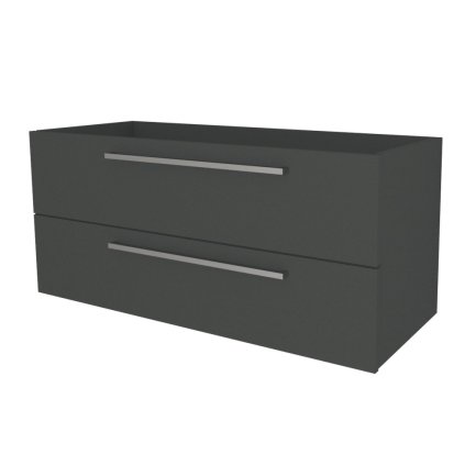 Mereo, Mereo Bino, kúpeľňová skrinka 121 cm, Multidecor, Šedá antracit, MER-CN693SSEAN