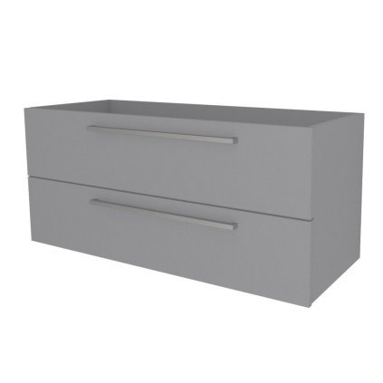 Mereo Bino, kúpeľňová skrinka 121 cm, Multidecor, Šedá supermat, MER-CN693SSEDA