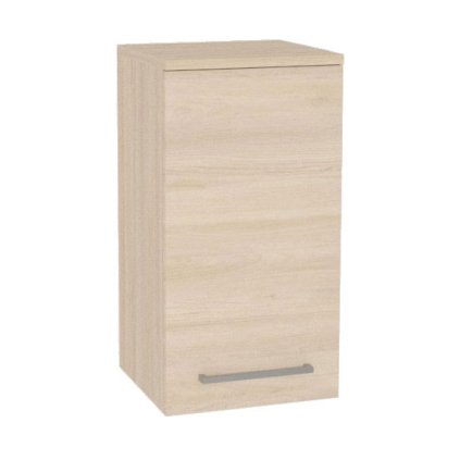 Mereo Bino kúpeľňová skrinka horná 63 cm, pravá, Multidecor, Javor Hard šampanský, MER-CN696JHS2