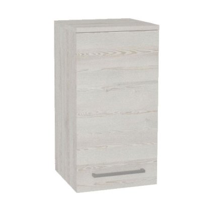 Mereo, Mereo Bino kúpeľňová skrinka horná 63 cm, ľavá, Multidecor, White Loft Pine, MER-CN695WLP1