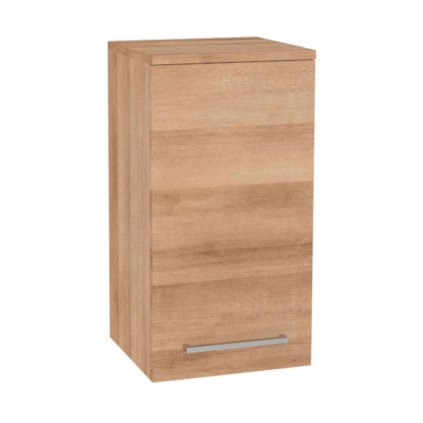 Mereo, Mereo Bino kúpeľňová skrinka horná 63 cm, ľavá, Multidecor, Dub Riviera mountain, MER-CN695DMON