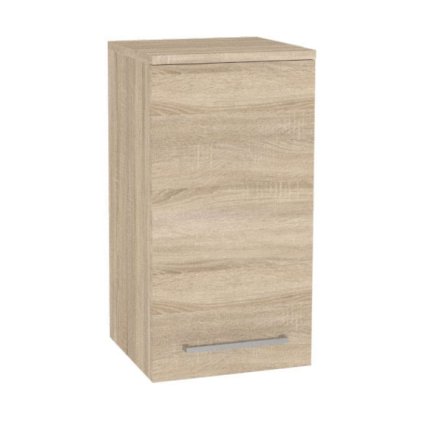 Mereo, Mereo Bino kúpeľňová skrinka horná 63 cm, ľavá, Multidecor, Dub Bardolino, MER-CN695DBAR