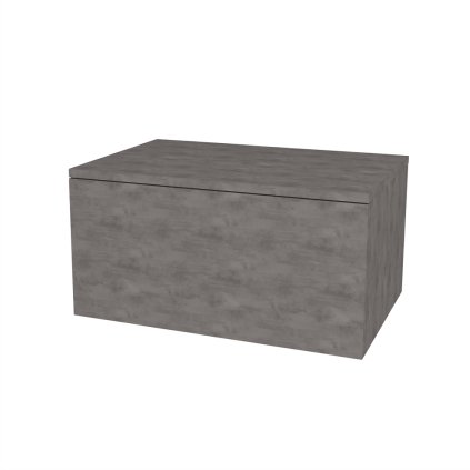 Mereo, Mereo Ponte, kúpeľňová skrinka 70 cm, Multidecor, Betón tmavosivý, MER-CN291BET2