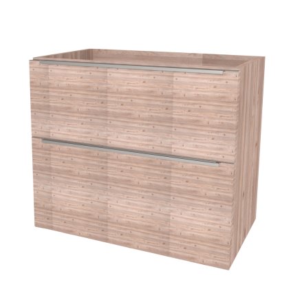 Mereo Mailo, kúpeľňová skrinka 81 cm, chróm madlo, Multidecor, Dub Nelson, MER-CN591SDNLS