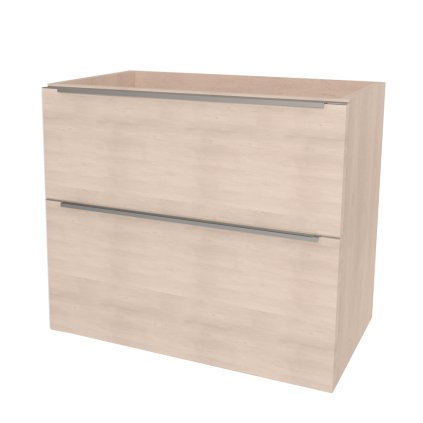 Mereo Mailo, kúpeľňová skrinka 81 cm, chróm madlo, Multidecor, Dub Patinovaný, MER-CN591SDUP1