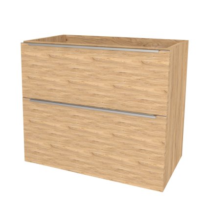 Mereo, Mereo Mailo, kúpeľňová skrinka 61 cm, chróm madlo, Multidecor, Jaseň horský, MER-CN590SJASH