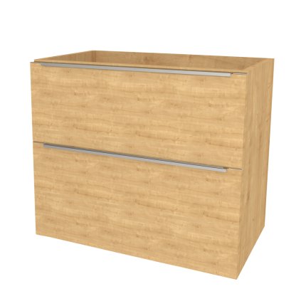 Mereo, Mereo Mailo, kúpeľňová skrinka 61 cm, chróm madlo, Multidecor, Dub Arlington, MER-CN590SDARL