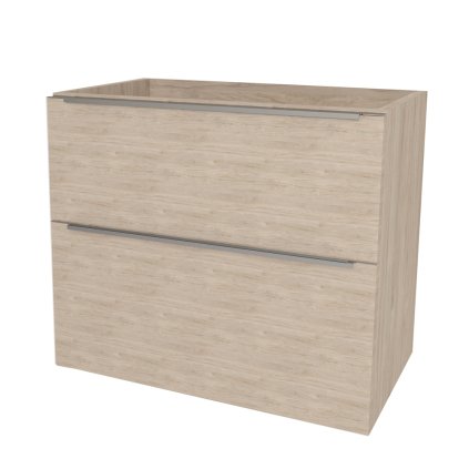 Mereo, Mereo Mailo, kúpeľňová skrinka 101 cm, chróm madlo, Multidecor, Light Rock Hickory, MER-CN592SLRH1